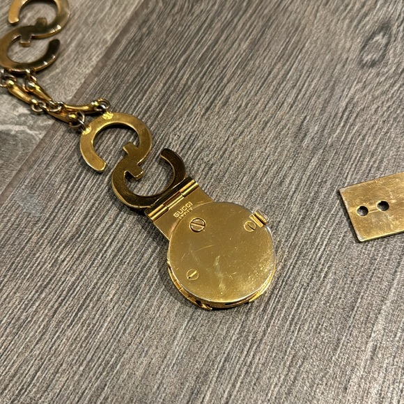 Gucci Italy vintage G gold plated logo chain belt - Picture 4 of 7